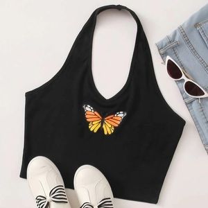 Butterfly halter top